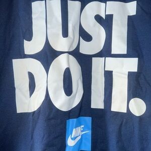 Men’s 2XL Nike JUST DO IT Navy Blue T-Shirt